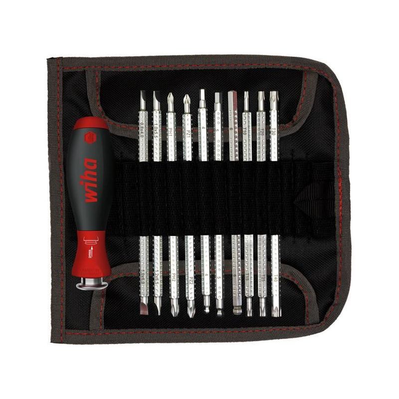 Wiha SYSTEM 6 SoftFinish® Interchangeable Screwdriver Set, 12 Piece Wiha - Dynamic Drive