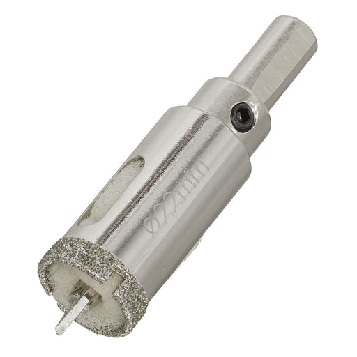 Sealey Electroplated Diamond Hole Saw 22mm DHS22 Sealey - Dynamic Drive