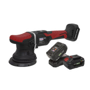 Sealey Cordless Orbital Polisher Kit 20V SV20 Series125mm 2 Batteries Sealey - Dynamic Drive