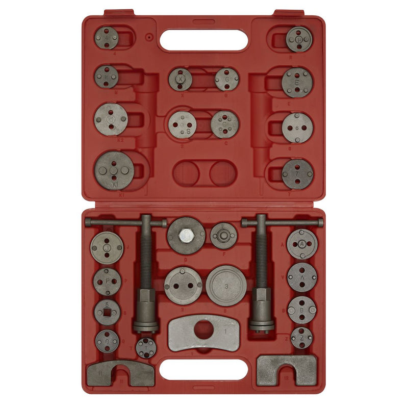 Sealey Brake Piston Wind-Back Tool Kit 30pc VS0285 Sealey - Dynamic Drive