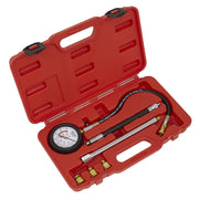 Sealey Petrol Engine Compression Tester Deluxe Kit 6pc VSE300D Sealey - Dynamic Drive