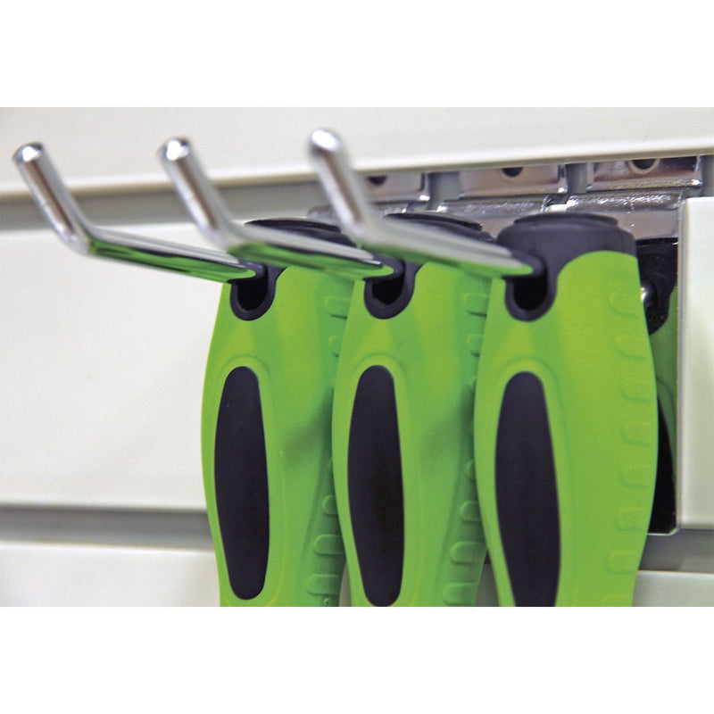 Sealey Screwdriver Set 8pc Hi-Vis Green HV001 Sealey - Dynamic Drive