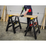 Sealey Heavy-Duty Folding Composite Trestles FDT42 Sealey - Dynamic Drive