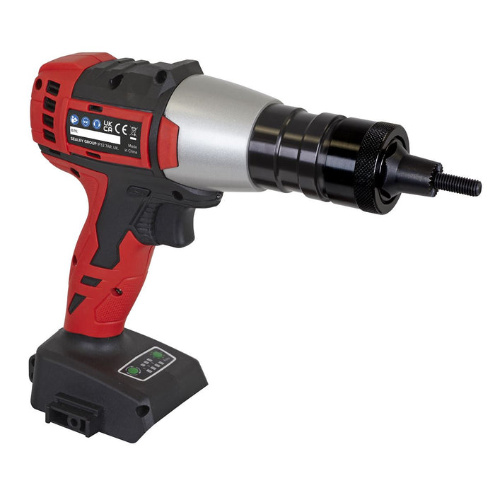 Sealey SV20 Series Brushless Cordless Nut Riveter 20 V - Body Only CP20VNR Sealey - Dynamic Drive