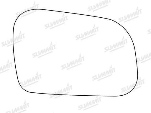 Summit Stick-On Anti Dazzle Mirror Glass fits Rover 200 400 RHS Summit - Dynamic Drive