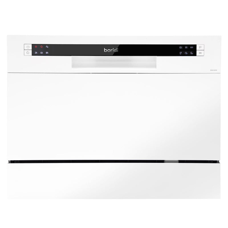 Baridi Tabletop Dishwasher 6 Place Settings 6.5L Capacity - White DH83 Baridi - Dynamic Drive