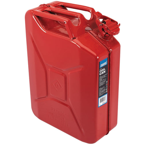 Draper Steel Fuel Can, 20L, Red 07568 Draper - Dynamic Drive