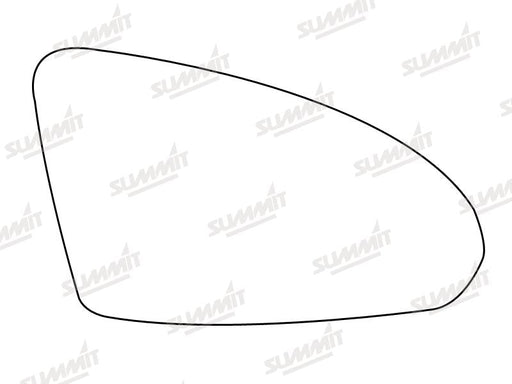 Summit Stick-On Aspheric Mirror Glass fits Nissan Primera 02 on RHS Summit - Dynamic Drive