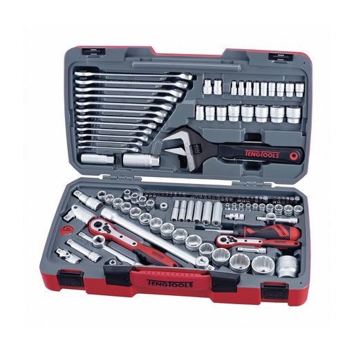 Teng Tools MECCA PRO 1/4", 3/8" & 1/2" Socket & Tool Set mm/AF 127 Pieces Teng Tools - Dynamic Drive