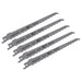 Sealey Reciprocating Saw Blade Clean Wood 150mm 6tpi Pack of 5 SRBS644D Sealey - Dynamic Drive