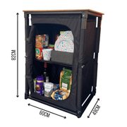 Olpro Bamboo Cooking Table 60cm x 49cm x 82cm Olpro - Dynamic Drive