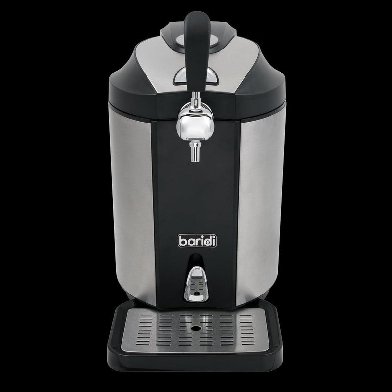 Baridi 5L Mini Keg Draft Beer Dispenser Tap 4C Integrated Cooling Baridi - Dynamic Drive
