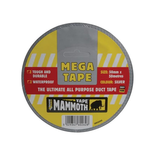 Everbuild Sika Mega All Purpose Tape 50mm Silver Everbuild Sika - Dynamic Drive