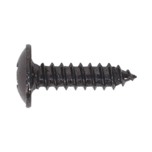 Sealey Self Tapping Screw 4.2 x 16mm Flanged Head Black Pozi Pack of 100 BST4216 Sealey - Dynamic Drive