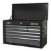 Sealey Topchest 9 Drawer with Ball-Bearing Slides Black/Grey AP2509B Sealey - Dynamic Drive