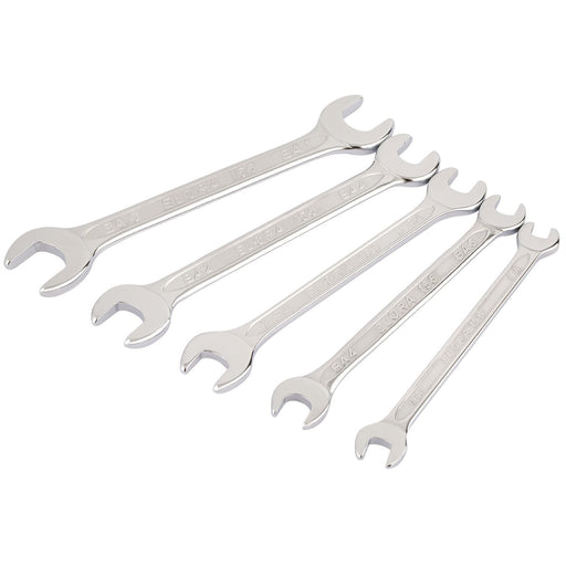 Draper Midget BA Open End Spanner Set (5 Piece) 05210 Draper - Dynamic Drive