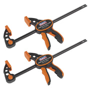 Sealey Quick Bar Clamp 300mm 2pc Set QBC3002 Sealey - Dynamic Drive