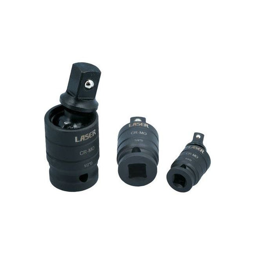 Laser Impact Universal Joint Set 3pc 7815 Laser - Dynamic Drive