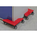 Sealey Corner Transport Dollies Set of 4 150kg Capacity CM4 Sealey - Dynamic Drive
