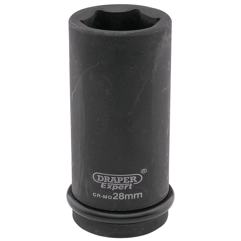 Draper Expert HI-TORQ 6 Point Deep Impact Socket, 3/4" Sq. Dr., 28mm 05060 Draper - Dynamic Drive