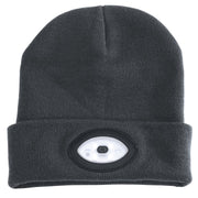Draper Beanie Hat with Rechargeable Torch, One Size, 1W, 100 Lumens, Grey 99522 Draper - Dynamic Drive