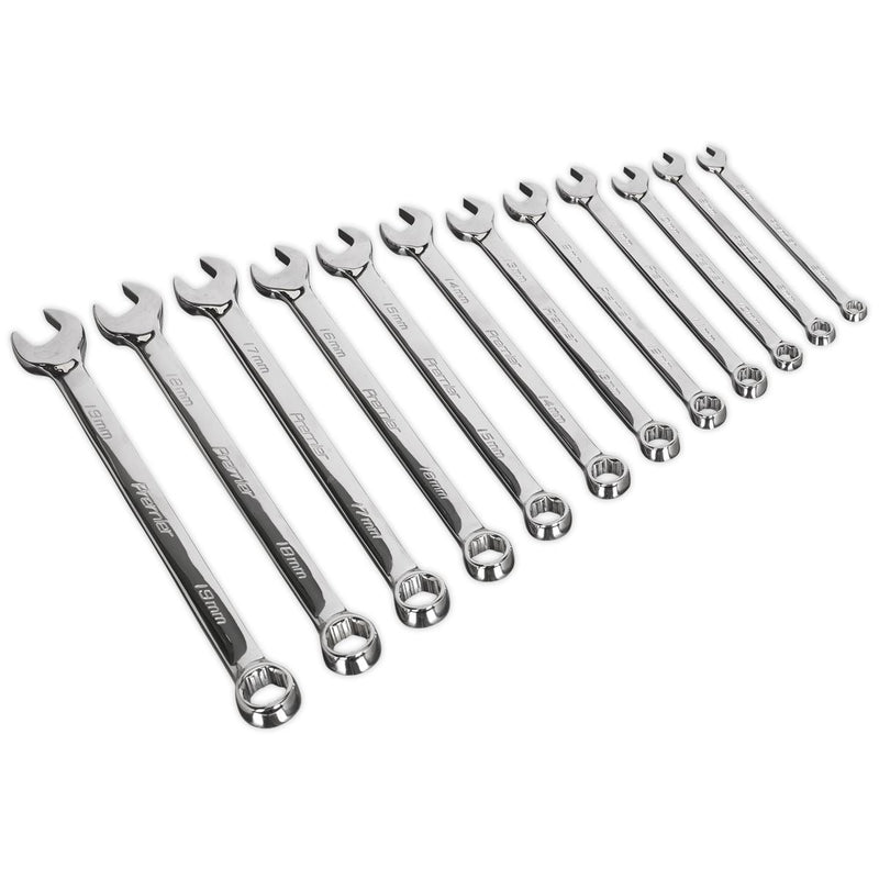 Sealey Combination Spanner Set 12pc Lock-On 6pt Metric AK63925 Sealey - Dynamic Drive