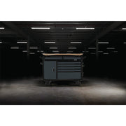 Draper BUNKER Multi-Functional Workbench Roller Tool Cabinet, 14 Drawer, 48", Gr Draper - Dynamic Drive