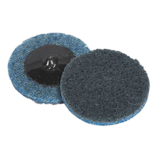 Sealey Quick Change Preparation Pad50mm Fine Pack of 10 PTCQC50F Sealey - Dynamic Drive