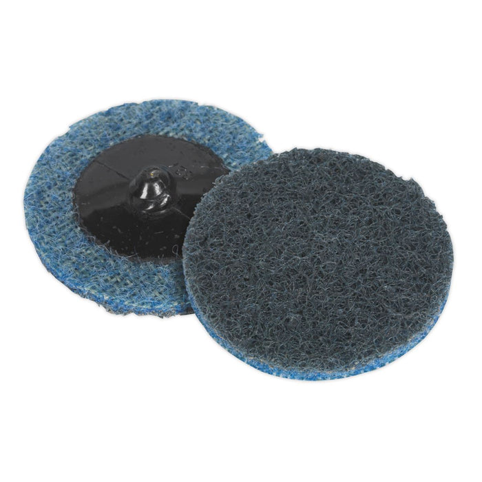 Sealey Quick Change Preparation Pad50mm Fine Pack of 10 PTCQC50F Sealey - Dynamic Drive