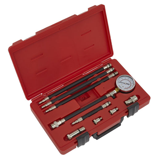Sealey Petrol Compression Test Kit 10pc VSE206 Sealey - Dynamic Drive