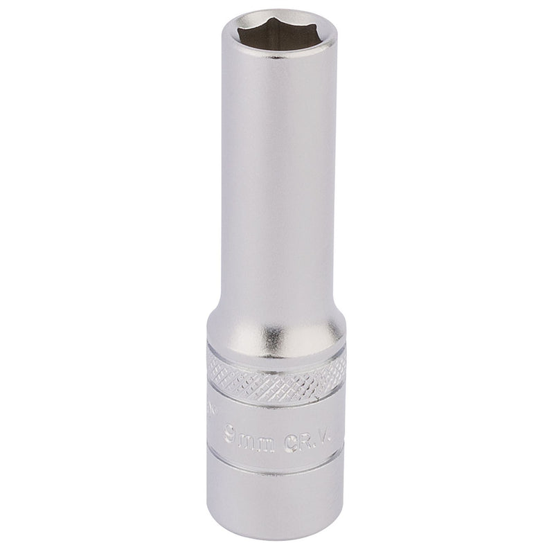 Draper HI-TORQ 6 Point Deep Socket, 3/8" Sq. Dr., 9mm 17543 Draper - Dynamic Drive