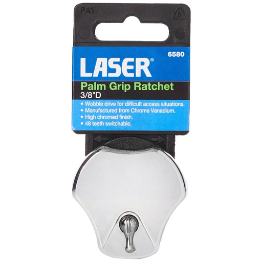 Laser Palm Grip Ratchet 3/8"D 6580 Laser - Dynamic Drive