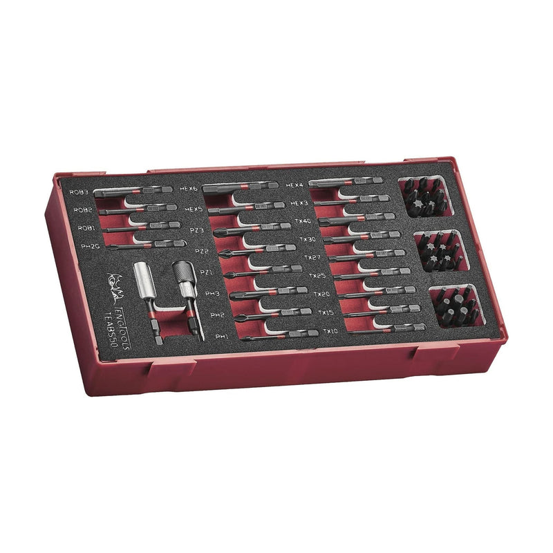 Teng Tools Impact Bit Set FOAM1 50 Pieces Teng Tools - Dynamic Drive