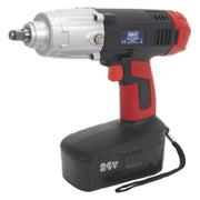 Sealey Cordless Impact Wrench 24V 2Ah Ni-MH 1/2"Sq Drive 410lb.ft CP2450MH Sealey - Dynamic Drive