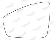Summit Stick-On Standard Mirror Glass fits Volkswagen Tiguan 16 on LHS Summit - Dynamic Drive