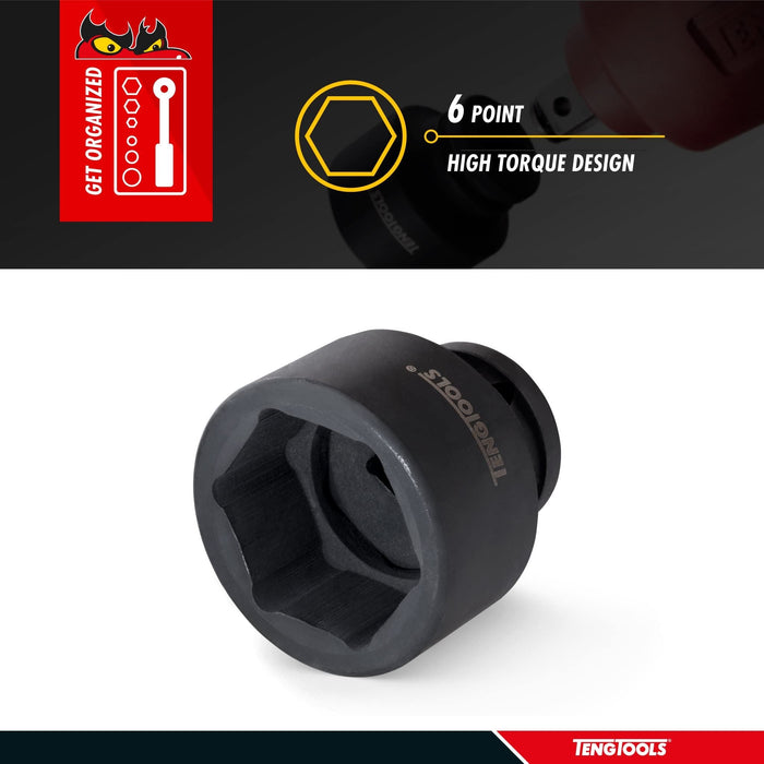 Teng Tools 1" Impact Socket DIN Metric 27mm Teng Tools - Dynamic Drive