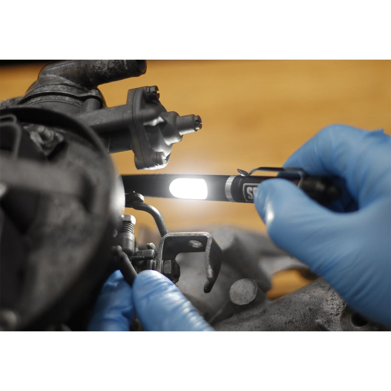 Sealey Aluminium Penlight 3W SMD & 1W COB LED LED016 Sealey - Dynamic Drive