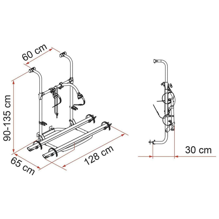 Fiamma Carry-Bike Pro for Hymer/Dethleffs (02093A64B) Fiamma - Dynamic Drive