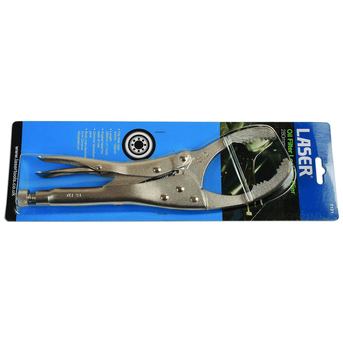 Laser Oil Filter Locking Pliers 45 - 130mm 7121 Laser - Dynamic Drive