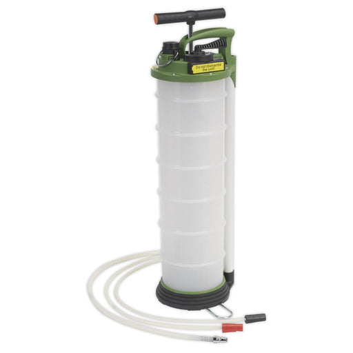 Sealey Vacuum Oil & Fluid Extractor & Discharge 6L TP6905 Sealey - Dynamic Drive