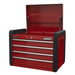 Sealey Topchest 4 Drawer with Ball-Bearing Slides AP3401 Sealey - Dynamic Drive