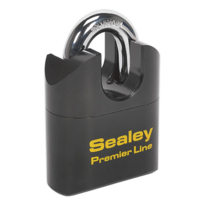 Sealey Steel Body Combination Padlock Shrouded Shackle 62mm PL603S Sealey - Dynamic Drive