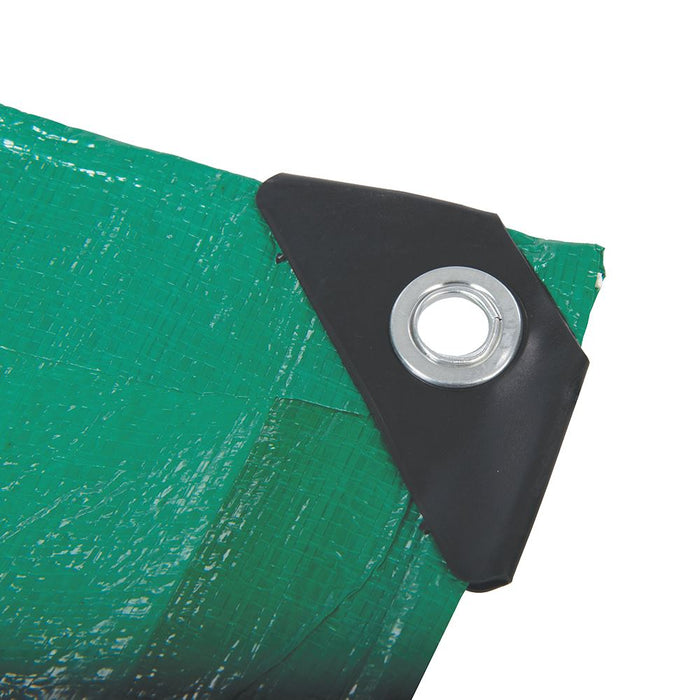 Silverline Heavy Duty Tarpaulin Cut 4 x 10m / Actual 3.85 x 9.9m Silverline - Dynamic Drive