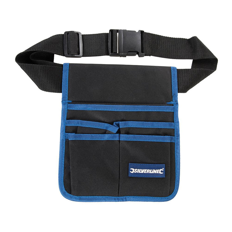 Silverline Tool Pouch Belt 5 Pocket 220 x 260mm Silverline - Dynamic Drive