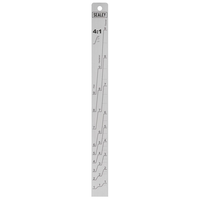 Sealey Aluminium Paint Measuring Stick 2:1/4:1 PA04 Sealey - Dynamic Drive