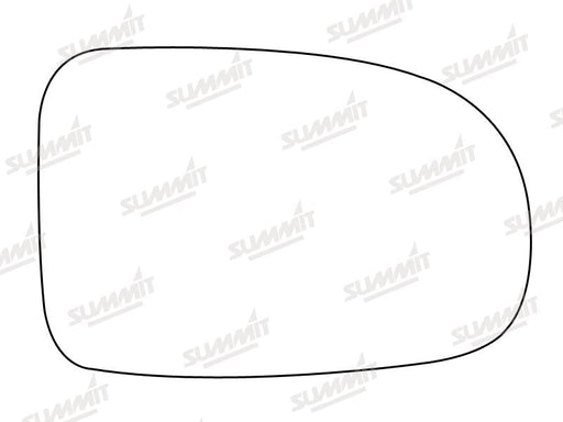 Summit Stick-On Aspheric Mirror Glass fits Vauxhall Corsa RHS Summit - Dynamic Drive