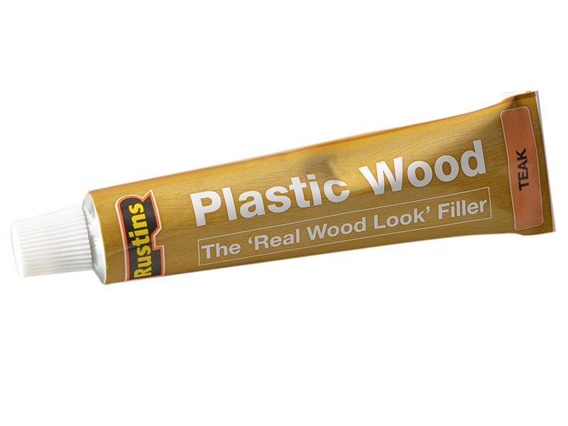 Rustins Plastic Wood Tube Teak 20g Rustins - Dynamic Drive