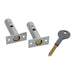 Yale Locks PM444 Door Security Bolts Polished Chrome Finish Visi of 2 Yale Locks - Dynamic Drive