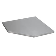 Draper BUNKER Modular Stainless Steel Worktop for Corner Cabinet, 865mm Draper - Dynamic Drive