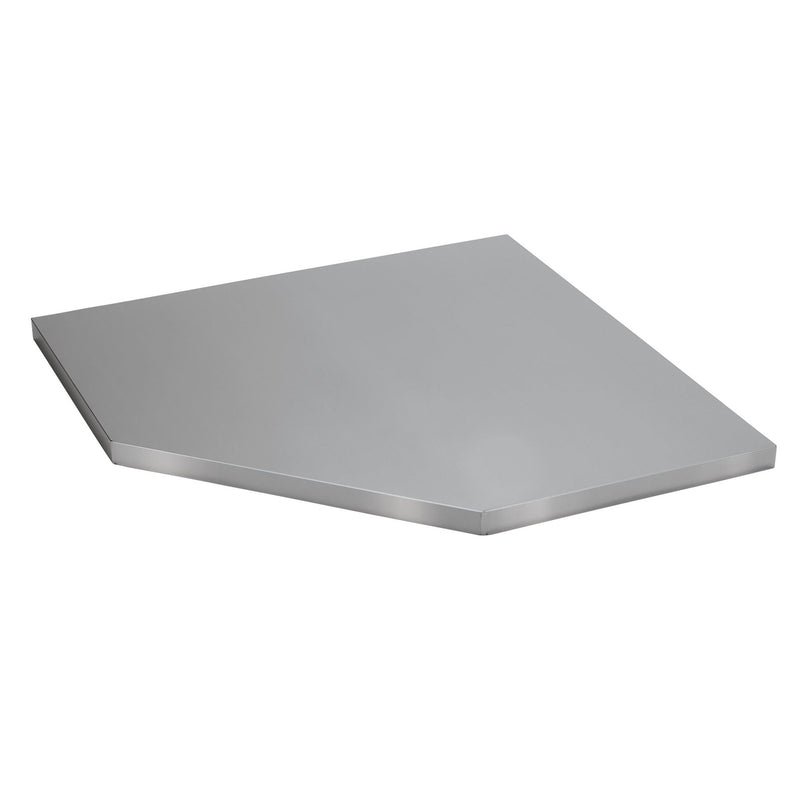Draper BUNKER Modular Stainless Steel Worktop for Corner Cabinet, 865mm Draper - Dynamic Drive